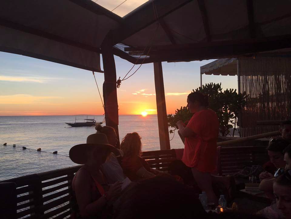 Sunset at spider house