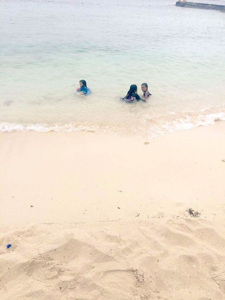 Swimming time with the kids