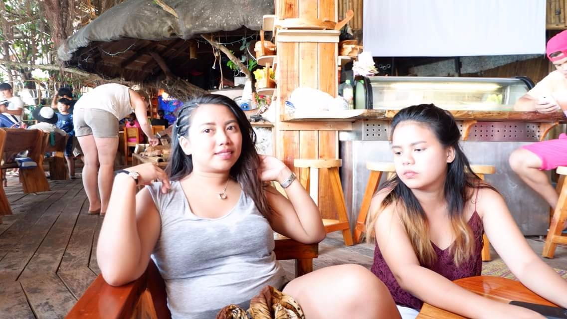 Waiting for our food