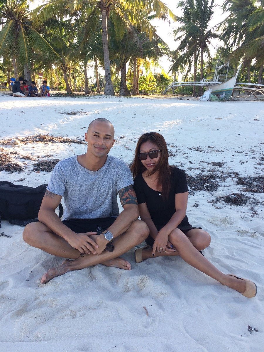 With her celebrity friend