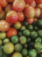 Tomatoes and lemon