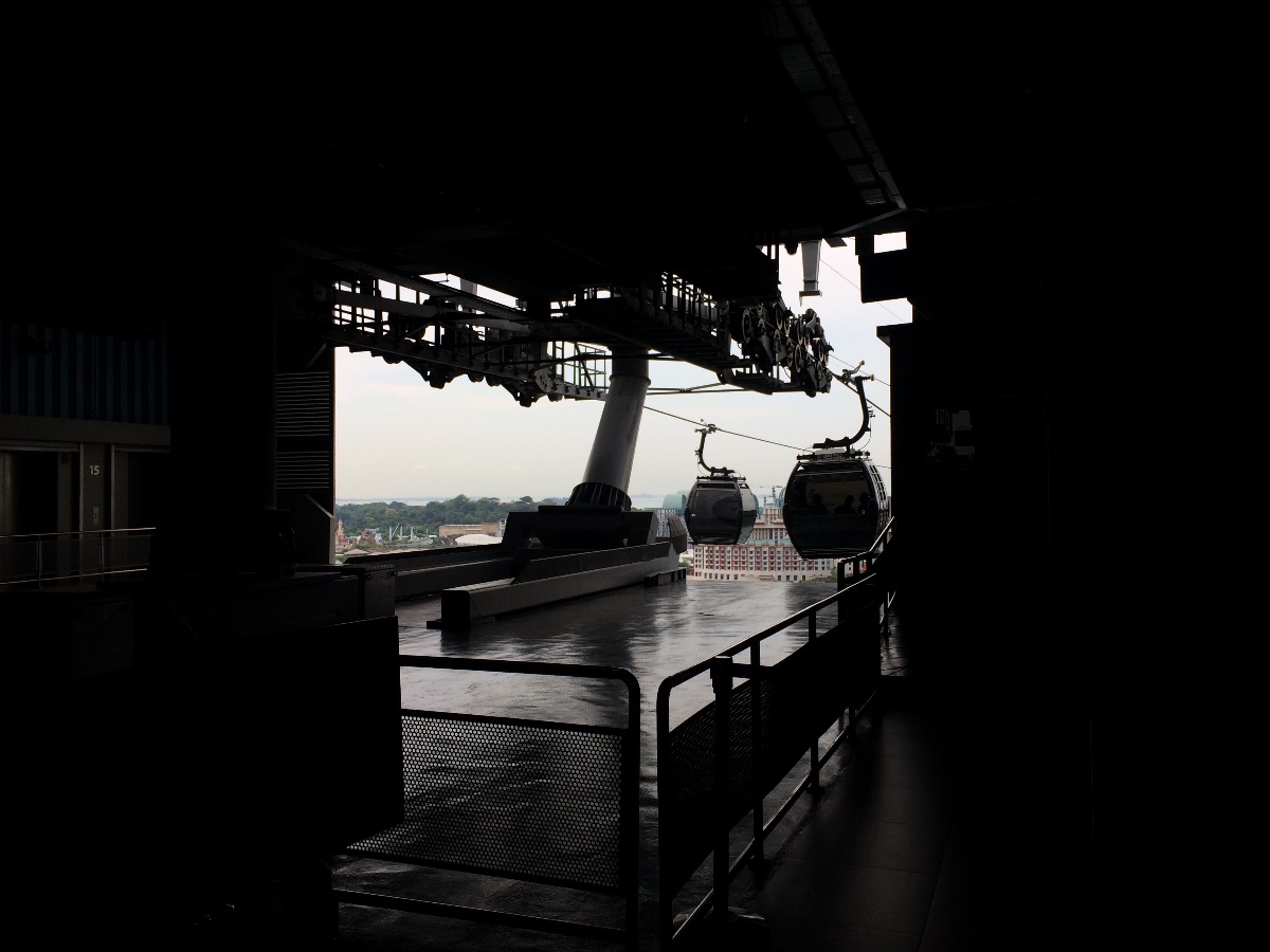 cable car, to sentosa, to mount faber, singapore, travel