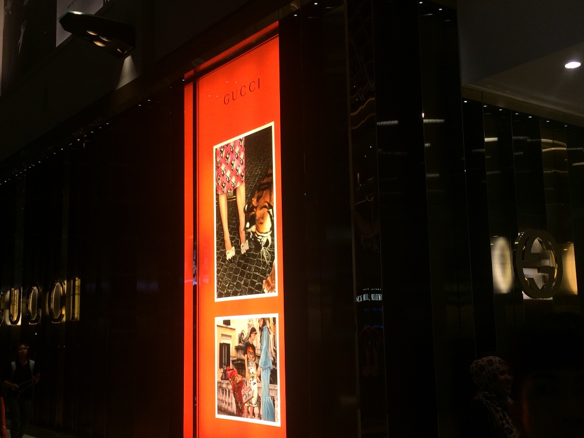 gucci, boutique, marina bay sands