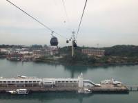 cable car, to sentosa, to mount faber, singapore, travel