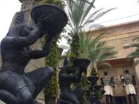ancient egypt, giant statue, anubis, universal studios singapore, sentosa island, amusement, attractions, travel, singapore, love, beautiful country