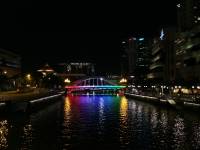 rainbow bridge, singapore river