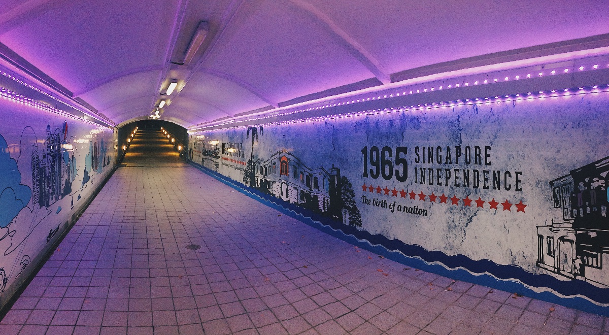underpass, clarke quay, singapore