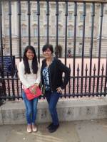 Front of Queens Palace, Buckingham Palace, London, UK
