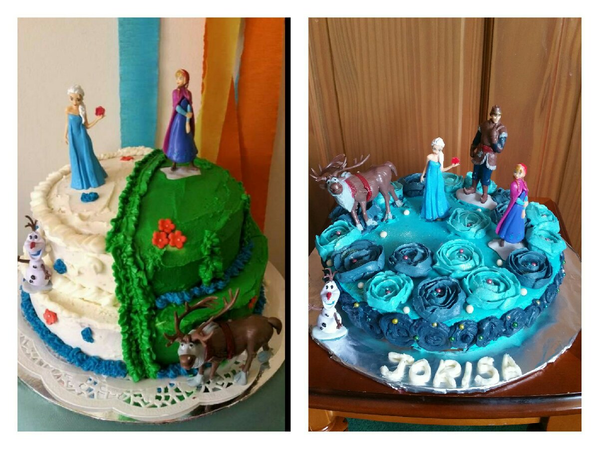 frozen cake