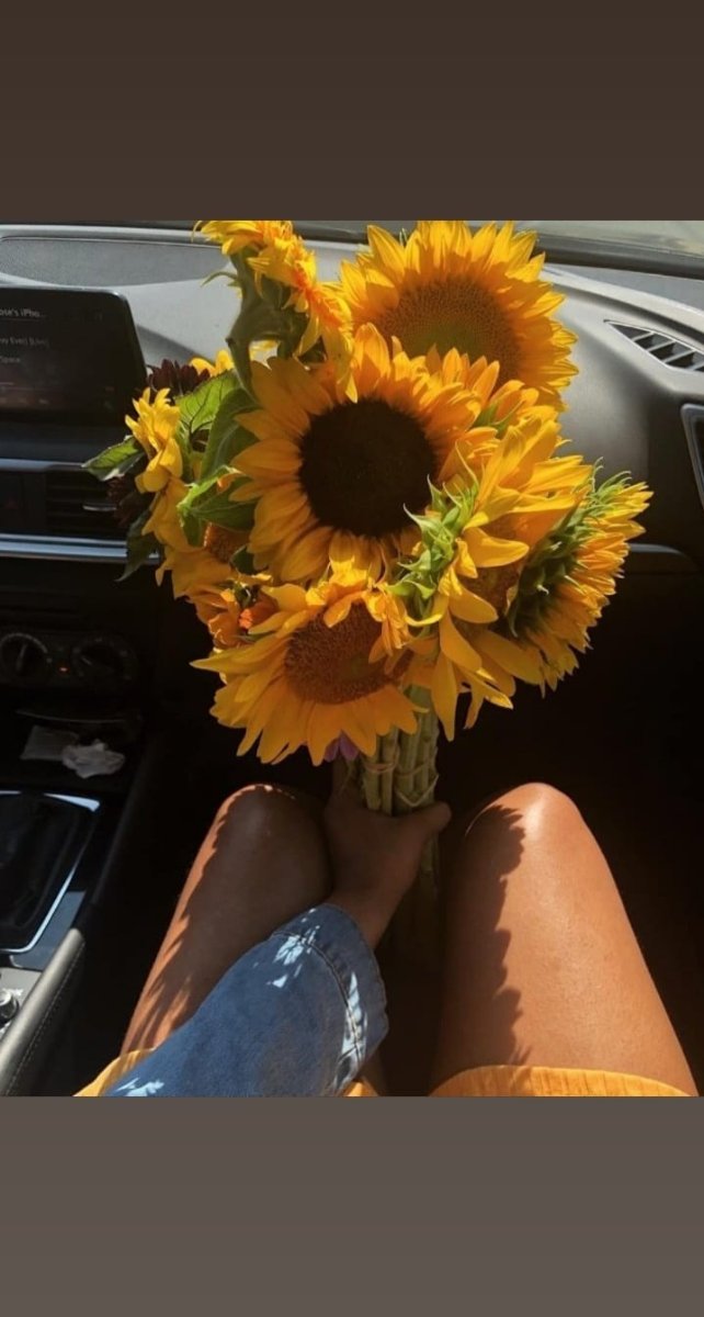 Sunny Flowers on a trip. 