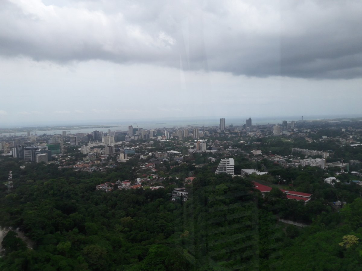cebu city, mountains, city, view