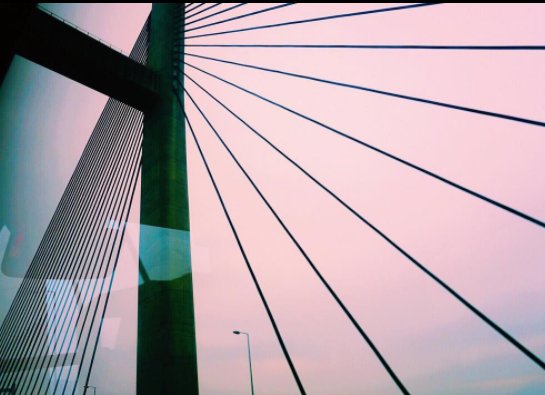 I always find these lines fascinating. Even when I was younger, I would sit and watch these lines pass one by one. It may be simple black bars, but its up to your mind to allow a memory to enter in order to make it fascinating. . . Take every relaxing moment to recall memorie
