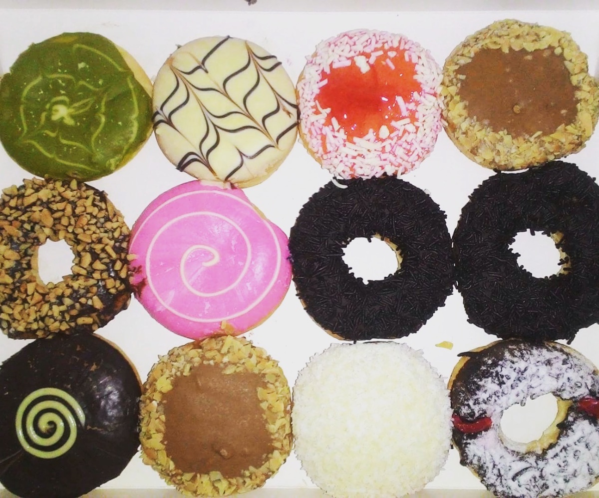 Twelve, donuts, delicious, yummy, thankyou