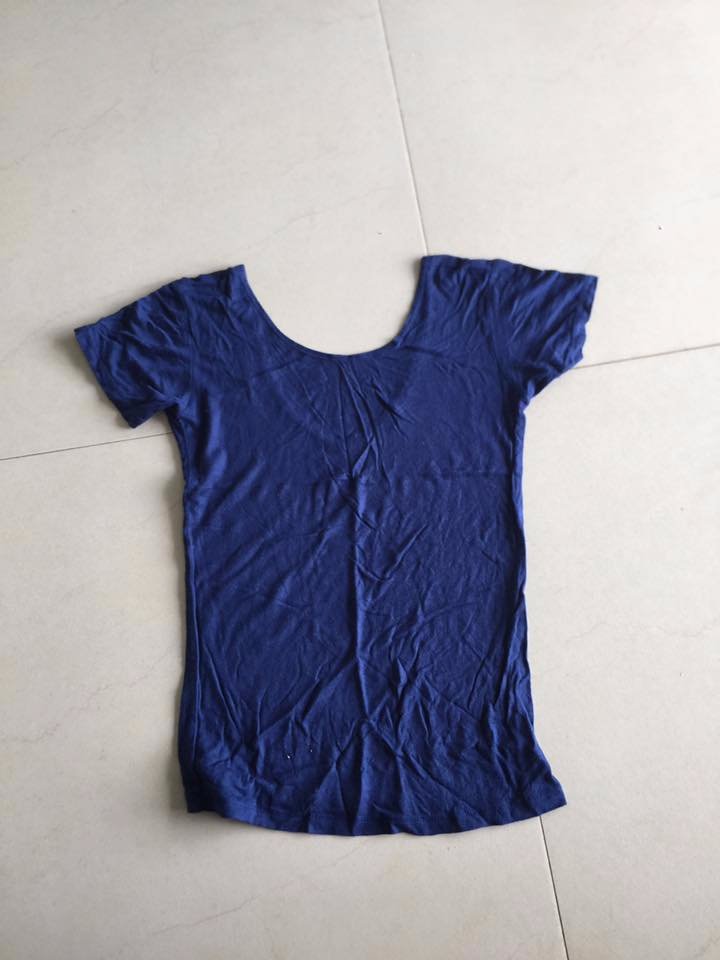 blue, tshirt, round, neck