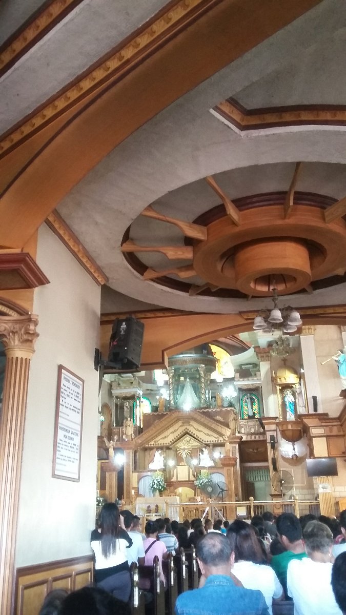 inside Simala church
