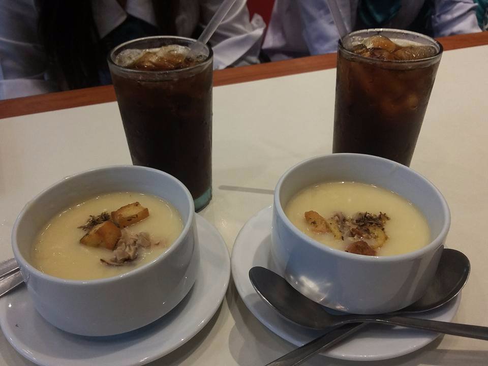 mushroom soup and coke