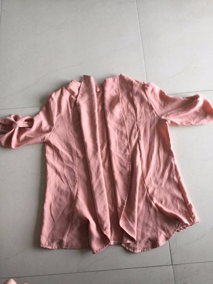 peach, blazer
