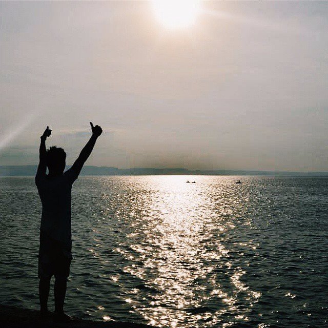 sunsets, and, silhouette, dreams