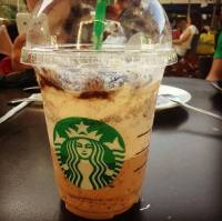 At Starbucks