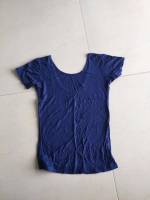 blue, tshirt, round, neck