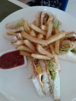 Fries, sandwich