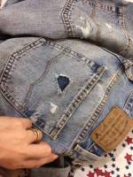 Tattered, jeans