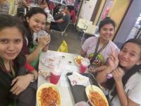 At Jollibee with my college friends