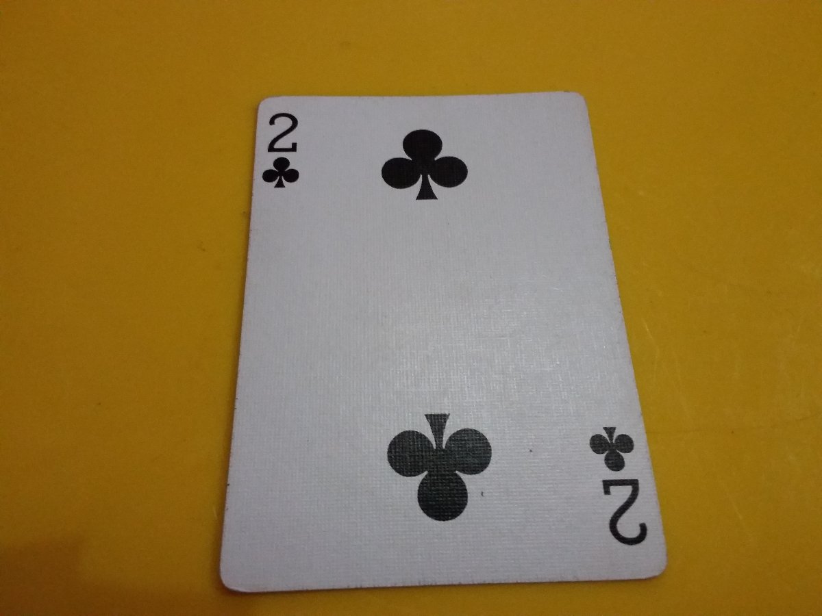 Deck of cards, clubs