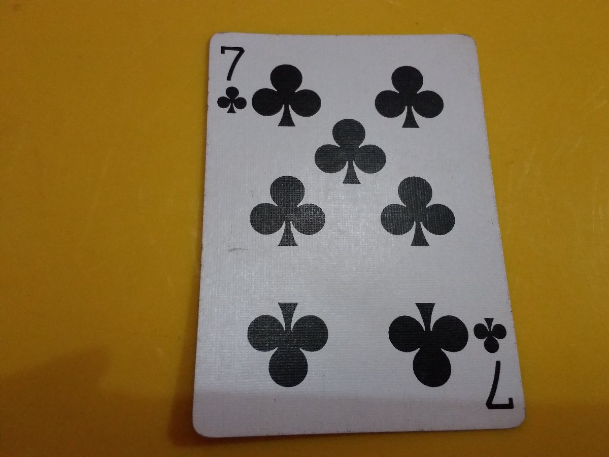 Deck of cards, clubs