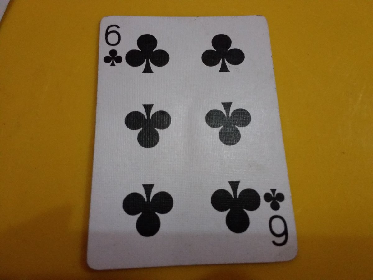 Deck of cards, clubs
