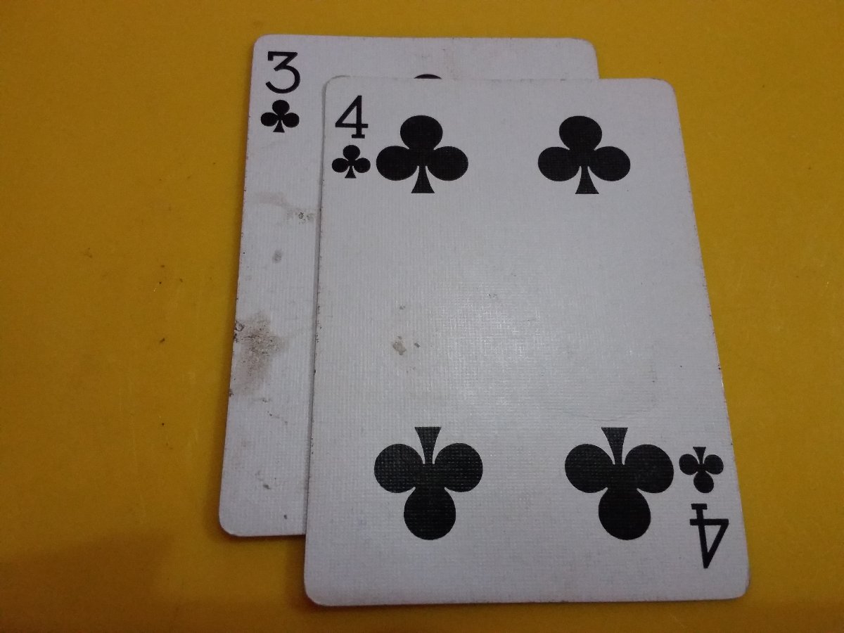 Deck of cards, clubs