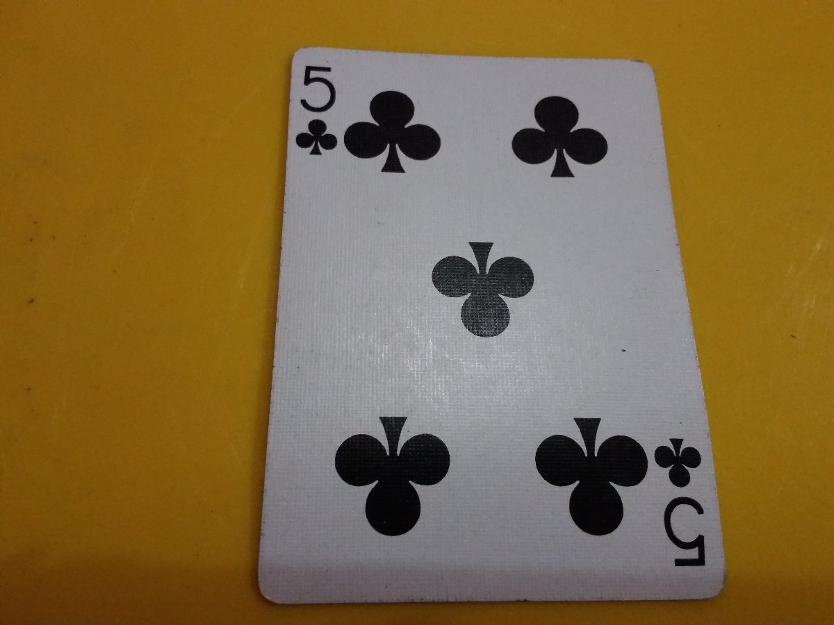 Deck of cards, clubs