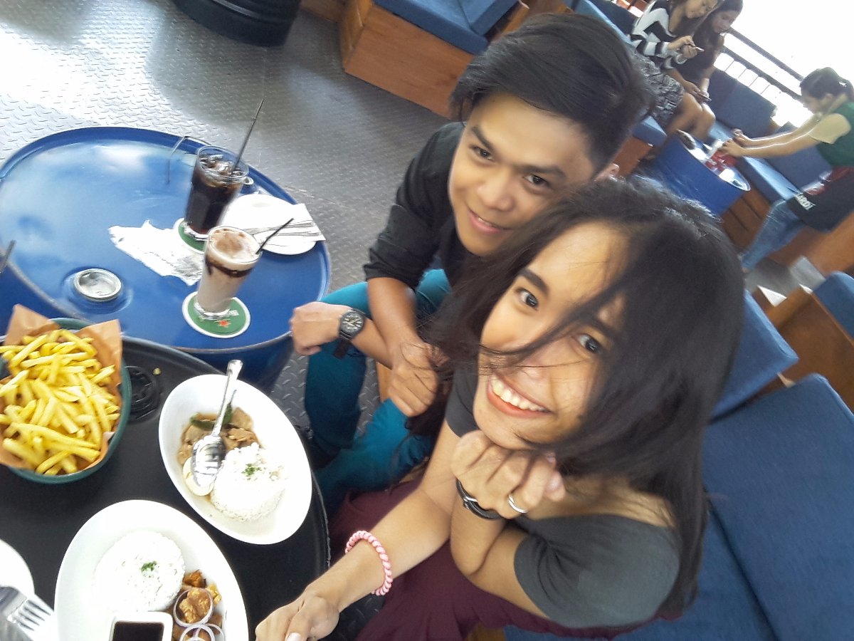 @The park social, with babe and the foods