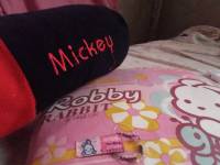 Pillows, mickey and robby rabbit, cartoon characters