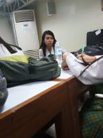 Stolen shots, basement room