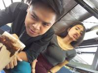 @The park social, with babe