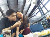 @The park social, with babe