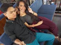 @The park social, with babe