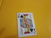 Card, spade, 9