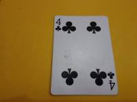 Deck of cards, clubs