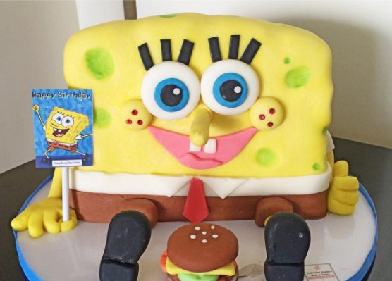 spongebob cake