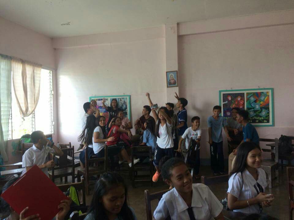 visiting to my cousins school 