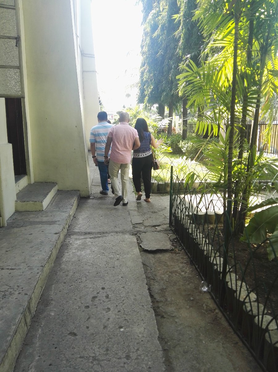Walking, church