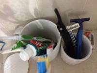 Toothbrush, toothpaste