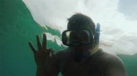 Selfie while snorkeling, underwater, ocean
