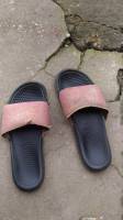Old, nike, slippers