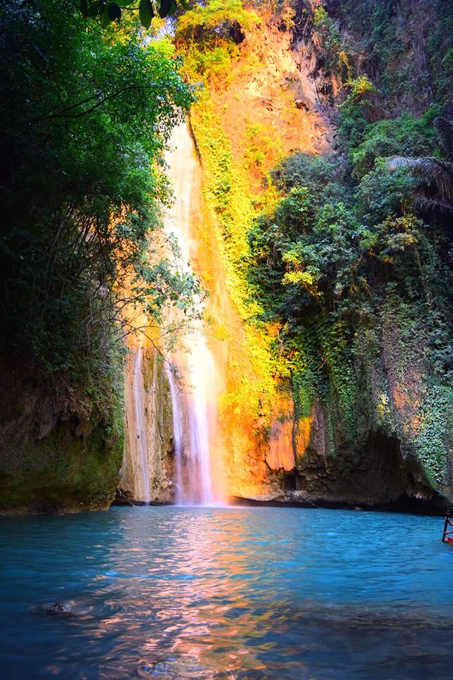 falls, sunset, waterform