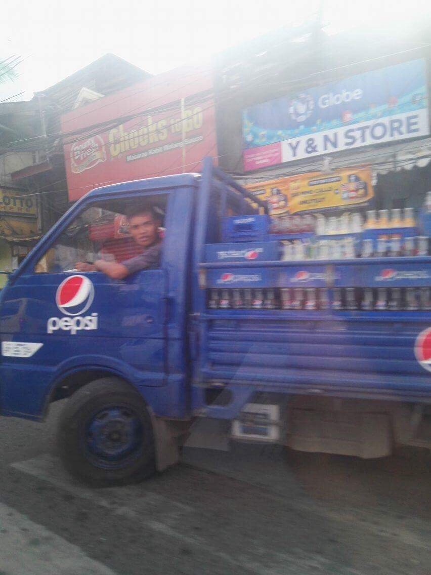 Blue truck
