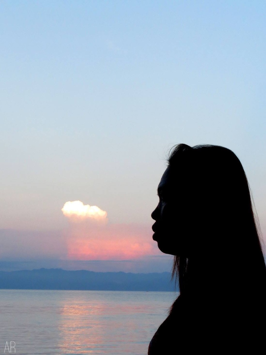 Sun set, sun sets, moal boal. Cebu, sillhouette, pink and blue skies, sky, golden hour