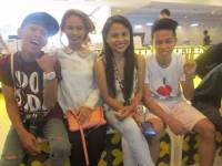 At bowling center